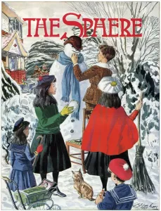 Eton Prints: The Sphere Christmas Number - a scene from 1912