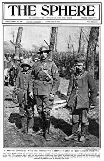 Corporal Prints: Sphere cover - British corporal with small German captives