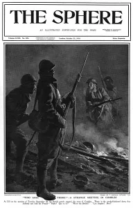 Smoke Prints: Sphere cover - British & French meet at Combles, WW1