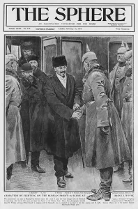 Germans Prints: Sphere cover - Cessation of fighting on Russian Front, WW1