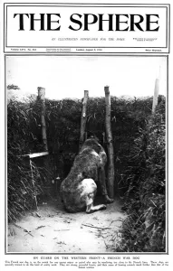 Guarding Prints: Sphere cover - French War Dog on Guard
