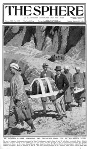 Discovery Prints: Sphere cover - Howard Carter removing treasures, Tutankhamen
