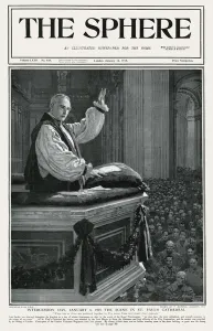 Religion Prints: Sphere cover - Intercession Day by Matania, WW1