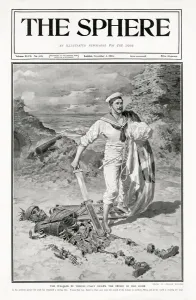 Matania Prints: Sphere cover - The Italians in Tripoli