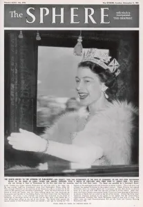 1952 Prints: The Sphere Front Cover: Queen Elizabeth II