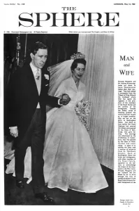 Jones Prints: The Sphere, Royal Wedding Number 1960