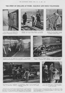 Volunteer Prints: The spirit of England at work: railway and dock volunteers