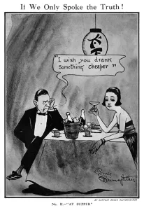 Alcohol Prints: If Only We Spoke the Truth by Bruce Bairnsfather