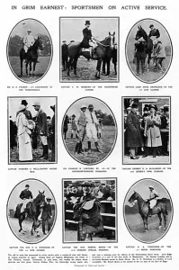 Personalities Prints: Sportsmen on active service during World War I