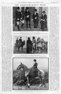Hunt Prints: The Sportswomans Page, hunting season in Ireland