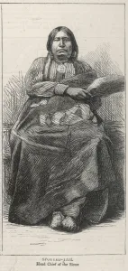 Head Prints: Spotted Tail, the Head Chief of the Sioux, c. 1876
