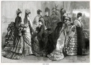 Frocks Prints: Spring fashions 1873