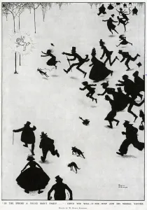 Romance Prints: In the Spring a Young mans Fancy by Heath Robinson