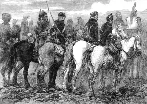 Cavalry Prints: A Squadron of Cavalry from General Chanzys Army; Franco-Pru