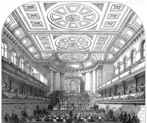 Balcony Prints: St Georges Hall, Bradford, interior