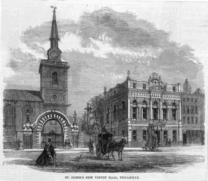 : St Jamess Church and Hall, Piccadilly, London