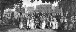1890 Prints: St. Jamess Park, London, 1790