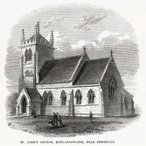 Exterior Prints: St. Johns Church, Hoylandswaine, near Penistone, South Yorkshire, England