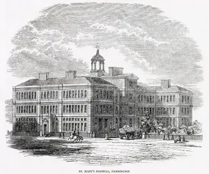 Hospitals Prints: St Marys hospital paddington