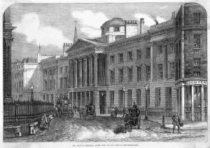 1862 Prints: St Pauls Churchyard