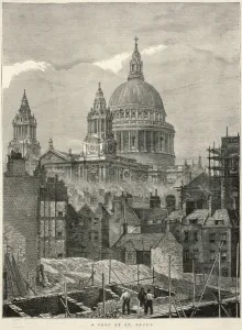 Churches Prints: ST PAULs / GRAPHIC / 1871