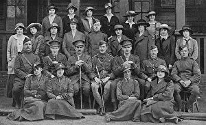 Drivers Prints: Staff & female motor drivers of Balloon Training Depot, RFC