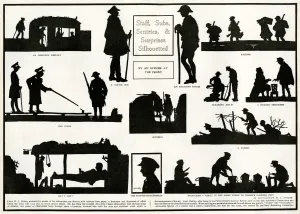 Resting Prints: Staff, Subs, Sentries & Surprises Silhouetted