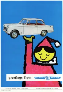 Saloon Prints: Standard Triumph car advertisement