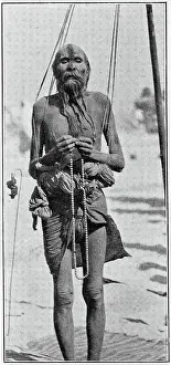 Standing Prints: A standing Fakir who stood upright for twenty-five years