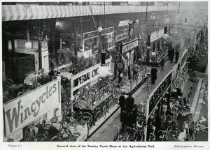 Displayed Prints: Stanley Cycle Show at the Royal Agricultural Hall 1905