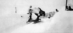 Course Prints: At the Start of the Cresta Run, St. Moritz, 1912