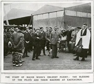 Ocean Prints: Start of Major Woods Unlucky Flight - Receiving a blessing