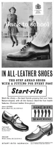 Feet Prints: Start-rite shoes advertisement, 1961