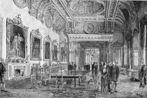 Buckingham Prints: State Dining Room, Buckingham Palace, 1887
