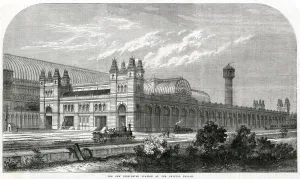 Exterior Prints: Station at the Crystal Palace, Sydenham 1865