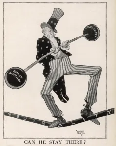 United Prints: Can He Stay There by Alfred Leete