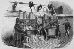 March Prints: Steam washing machinery at St. Pancras workhouse