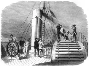 Runs Prints: Steamer Lilian runs blockade