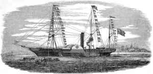 December Prints: The Steamship Viceroy, Galway Bay, 1850