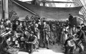 Atlantic Prints: Steerage of a North German Lloyds Atlantic Steam-ship, 1872