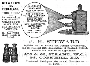 Lantern Prints: Stewards magic lantern advertisement