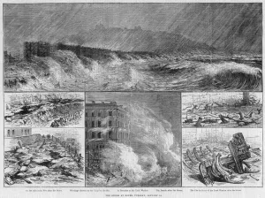 1881 Prints: Storm at Dover 1881
