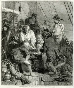 1861 Prints: The storm at sea