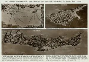 Strategic Prints: Strategic importance of Crete and Cyprus by G. H. Davis