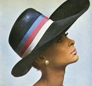 Straw Prints: Straw stetson hat by Peter Shepherd