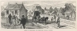 Mission Prints: A street of Coranderrk, Australia