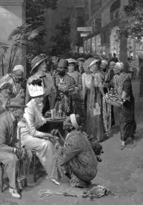 Selling Prints: Street scene in Egypt