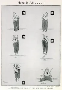 Suspenders Prints: A stretched out tale of the new pair of braces