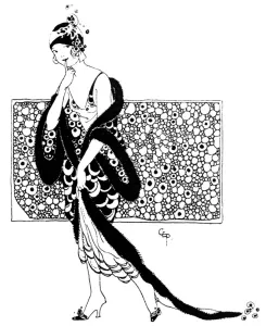 Cloche Prints: Stylish and mischievous young lady
