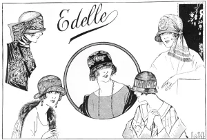 Straw Prints: Stylish women wearing different headgear from Edelle